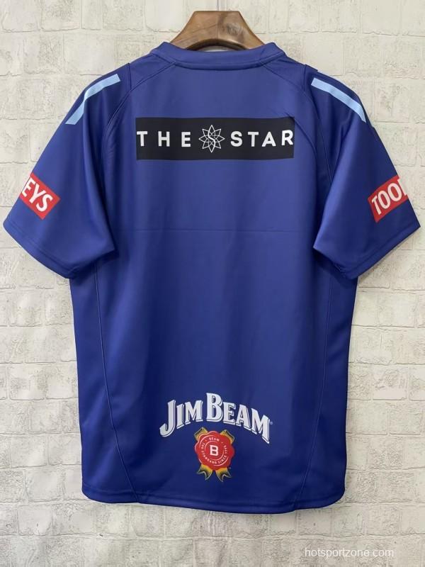 2026 NSW Blues Royal Blue to Sky Blue Gradient with Diamond Pattern Women's Jersey