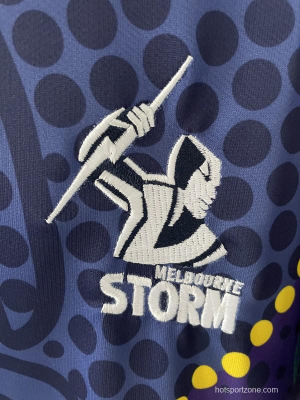 25/26 Melbourne Storm Navy with Indigenous Art Jersey