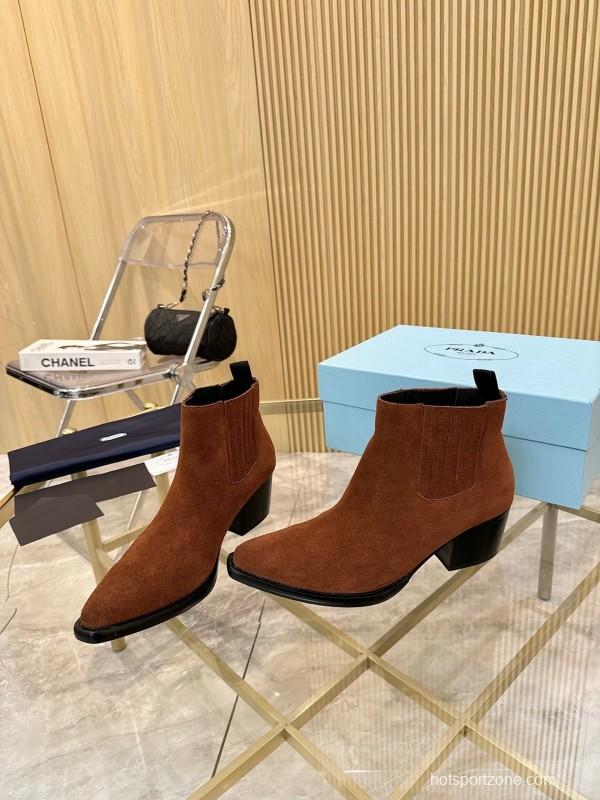 Prada Classic Pointed Toe Boots - LY00310