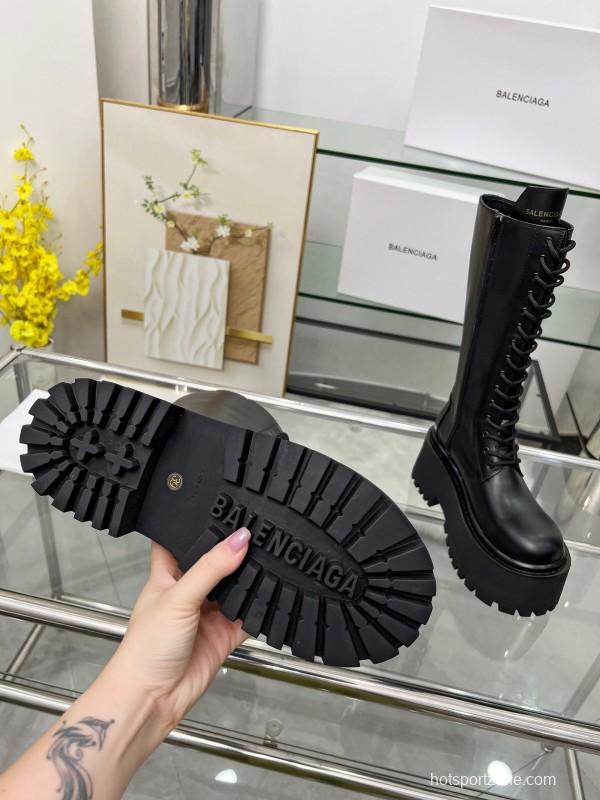 Balenciaga 2025/SS Thick Sole Ankle Boots Heavy Craftsmanship - LY00440