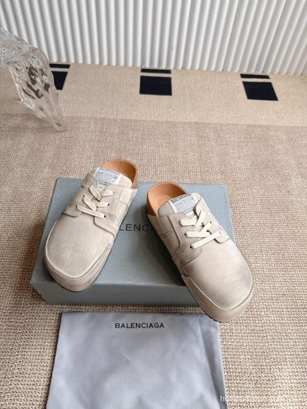 Balenciaga Birkenstock Boston Soft Footbed Platform Sandals - AS00260
