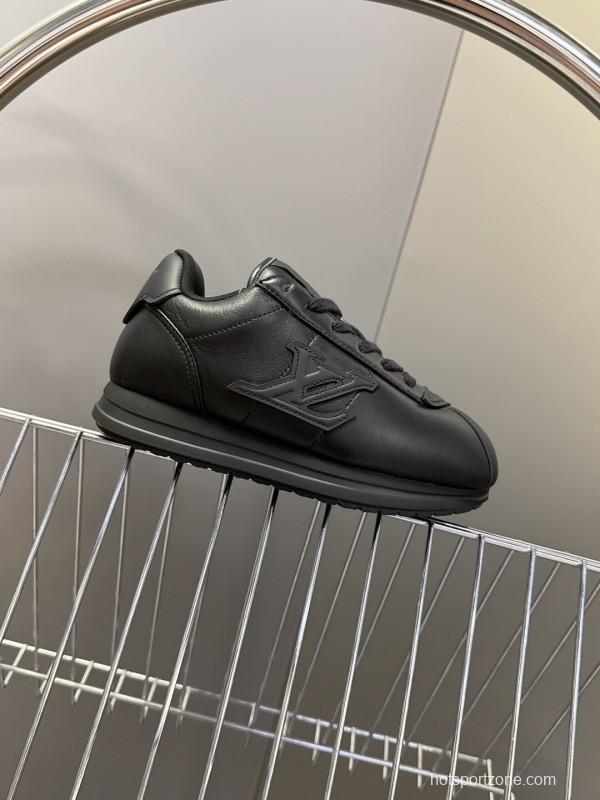 Louis Vuitton 2025 SS Pharrell Williams Collaboration Thick Sole Sneakers Retro Running Shoes - KFY00380/KFY00390