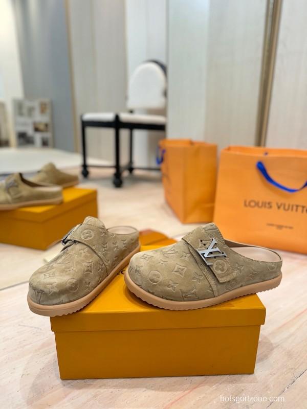 Louis Vuitton LV Monogram Sandals Spring Summer 2025 Collection Couple Sliders - KFY00291
