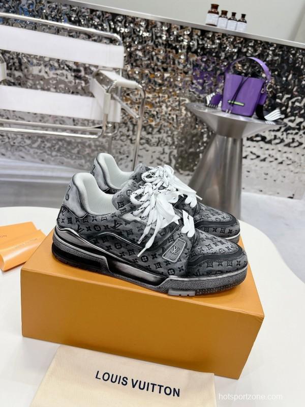 LV Trainer Basketball Series Washed Sneakers - LY00430