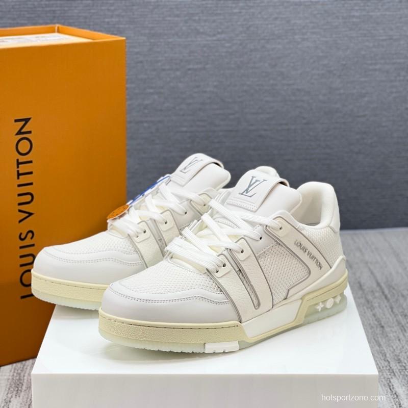 Louis Vuitton Trainer Sneaker Low Casual Sports Culture Versatile Basketball Shoes - LY00400