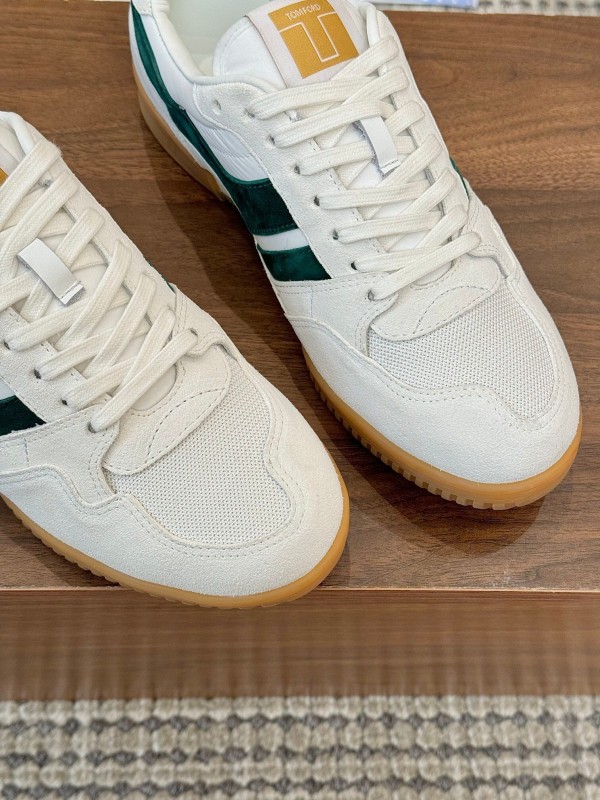 TOM FORD 2025 SS Casual Shoes with Classic Color Blocking and Imported Leather Insole - AS00350