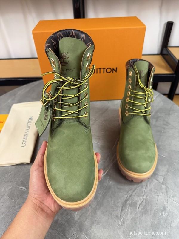 Timberland 6-Inch Monogram Ankle Boots Waterproof Suede Collaboration - LY00380