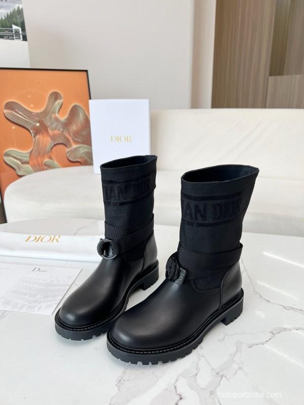 Dior 2025/SS Autumn Winter Boots Retro Work Boots Slip-On - LY00320