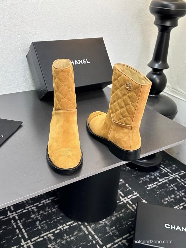 Chanel 2025 SS Short Boots Essential Fall Winter Item - LY00420