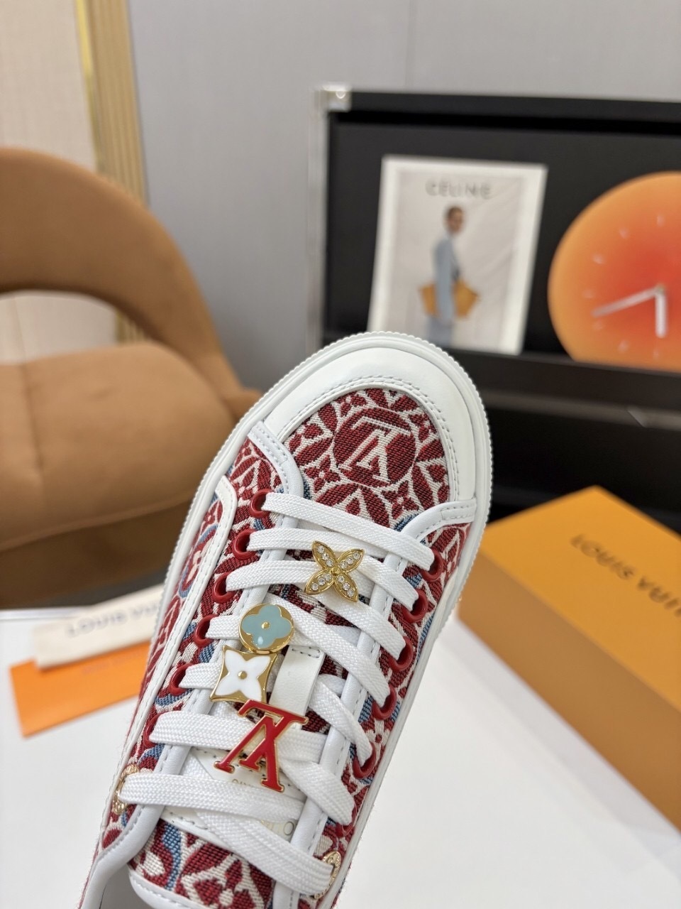Louis Vuitton Lagoon Series Denim Sneakers with Buckle - AS00300