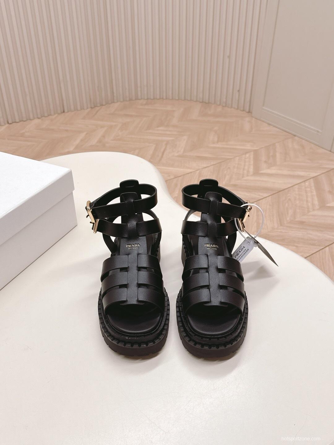 Prada Spring Summer 2025 High-Top Sandals Roman Platform - LY00300