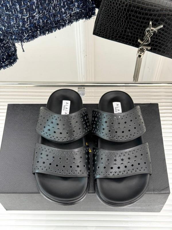 Alaia 2025SS Hollow-Out Casual Sandals - KFY00260