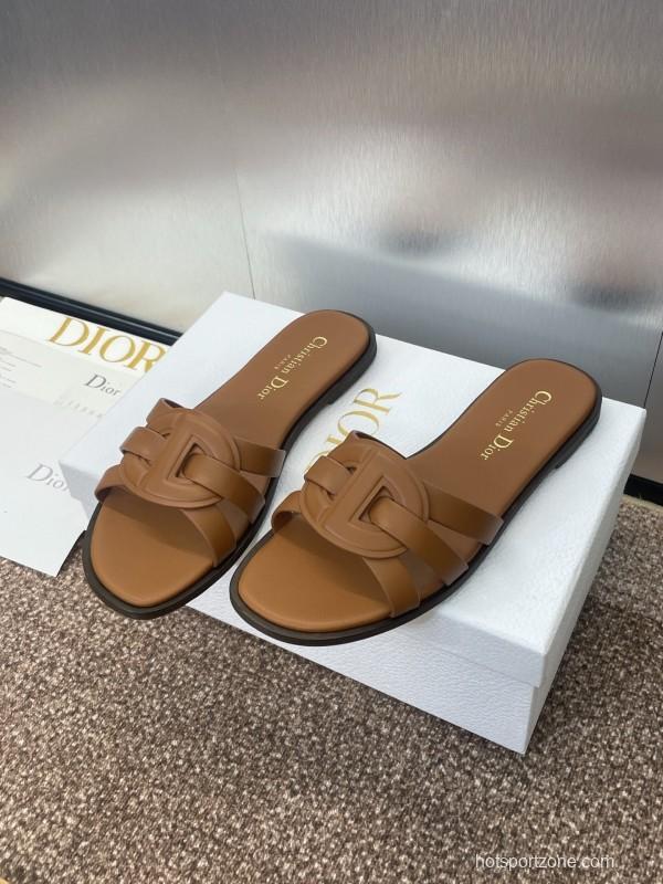 Dior D-Club Jelly Color Hollow Layered Cross Strap Women Sandals - KFY00280