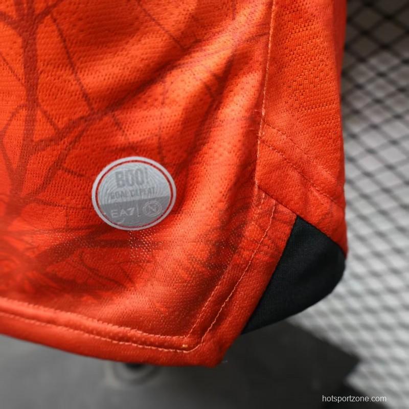 Player Version 25/26 Napoli Halloween Orange Jersey-Glow In Dark