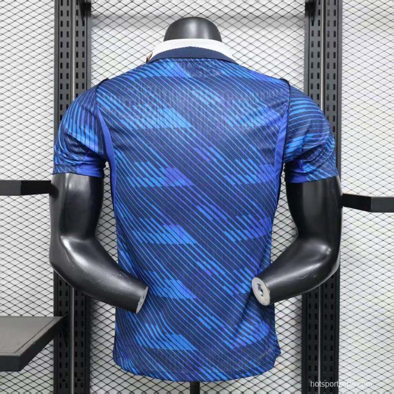 Player Version 2025 France Home Navy Blue Jersey