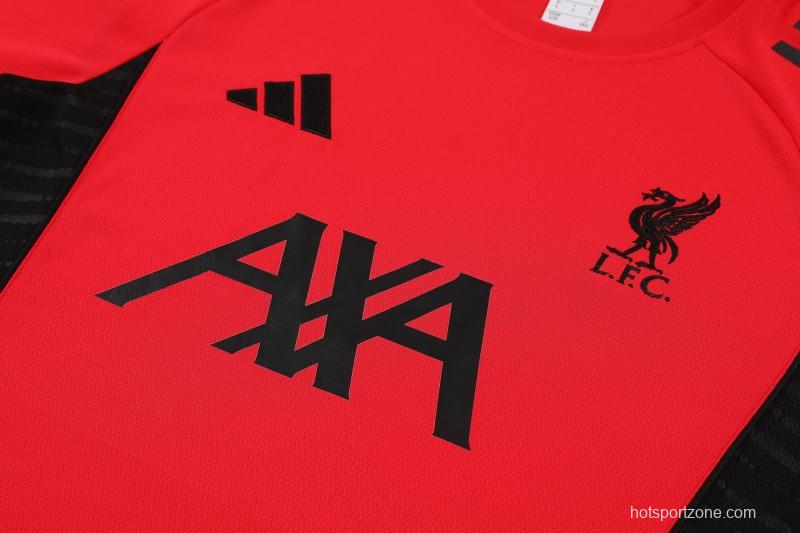 25/26 Liverpool Red Short Sleeve Jersey+Shorts