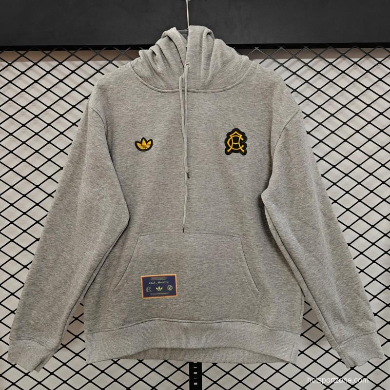Adidas x Club America Retro Embroidered Logo Hoodie
