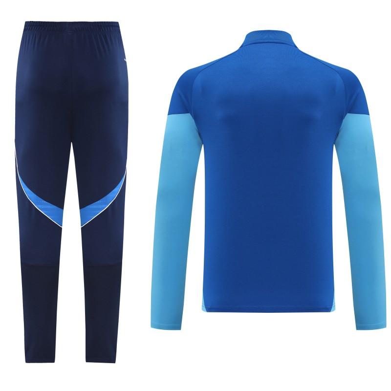 25/26  Adidas Royal Blue/Sky Blue Full zipper Jacket Tracksuit+ long pants