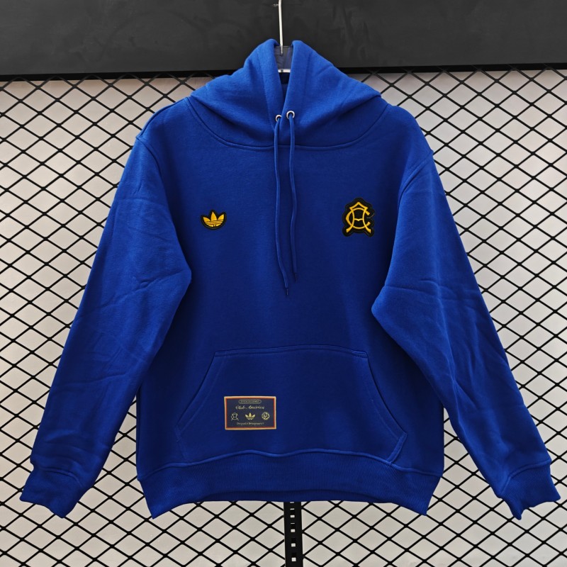 Adidas x Club America Retro Embroidered Logo Hoodie