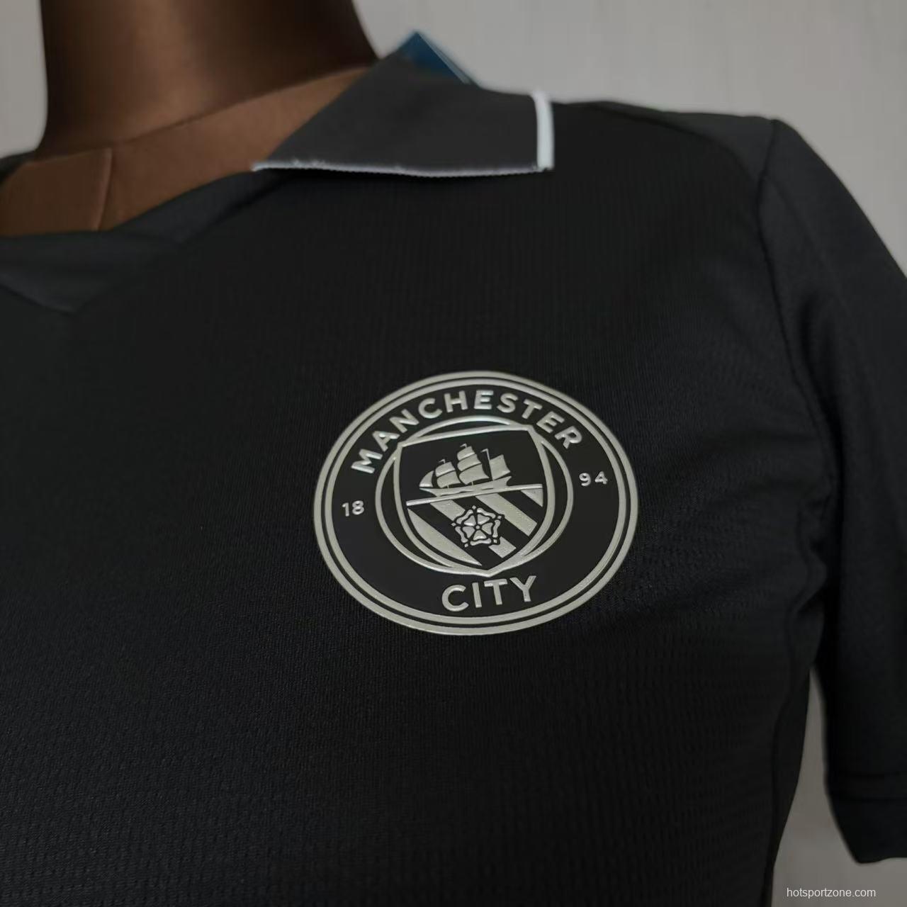 25/26 Women Manchester City Black Jersey