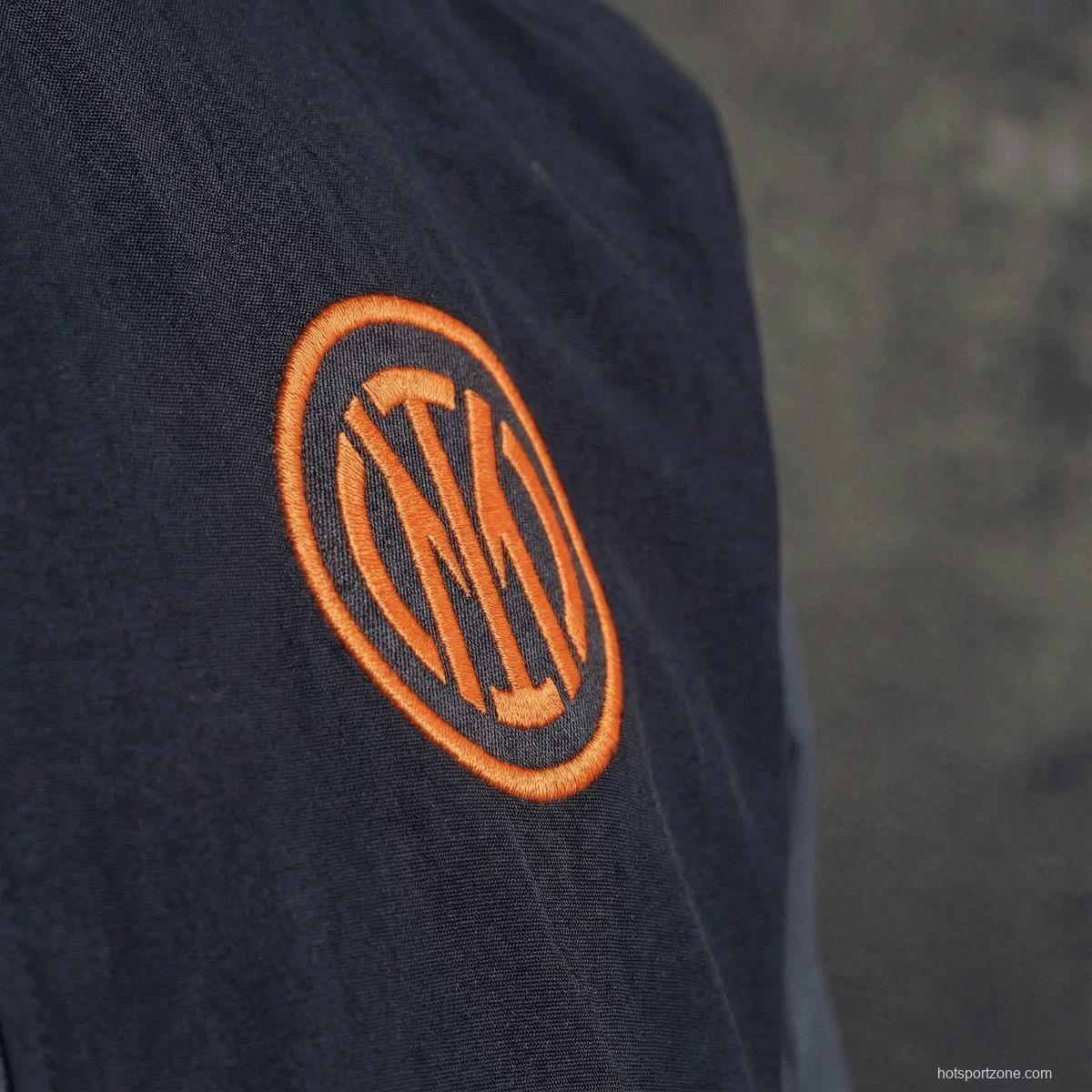 2026 Inter Milan Black Jacket Windbreaker