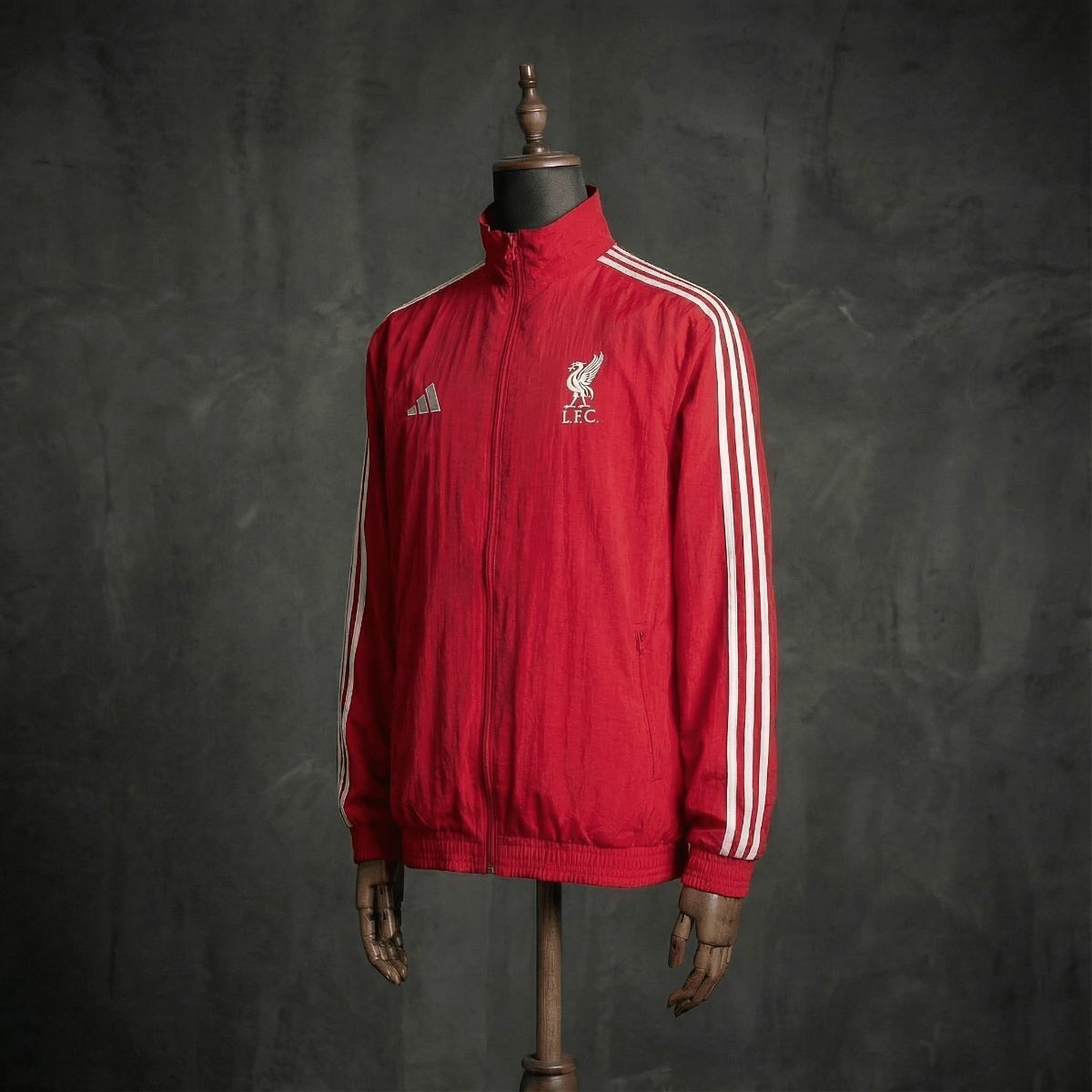 2026 Liverpool Red And White Reversible Full Zipper Jacket