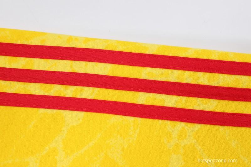 25/26 Colombia Yellow Embroidered Logo Hoodie