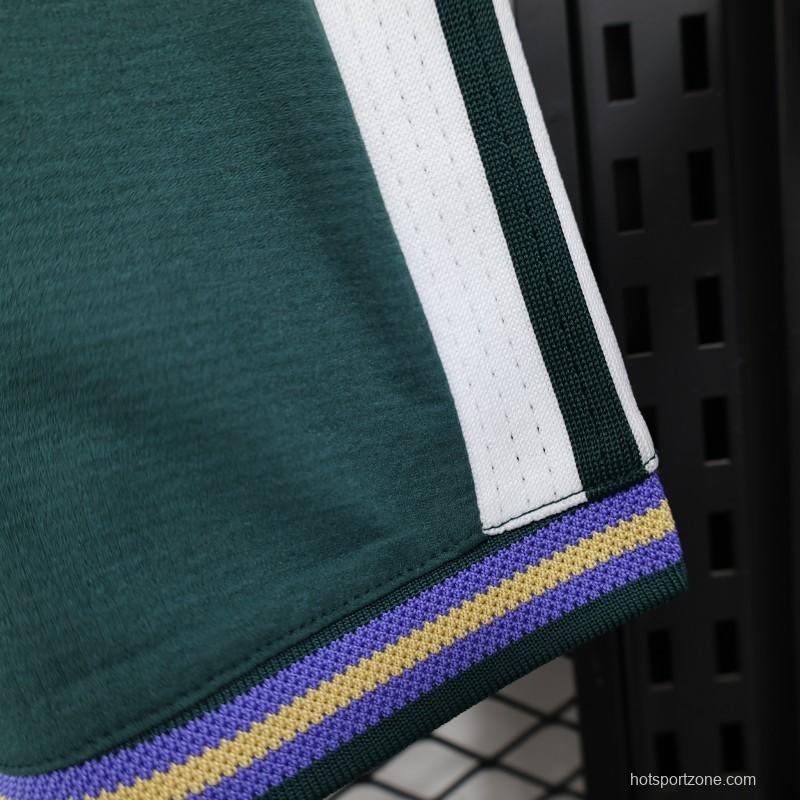 2026 Player Version Saudi Arabia Green with White Side Stripes  Shorts