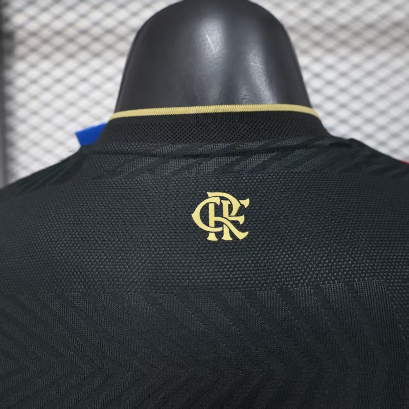 25/26 Player Version  Flamengo Away Black Jersey