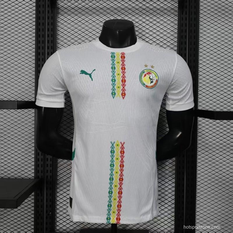 2026 Player Version Senegal Home White Double Stars Edition Jersey