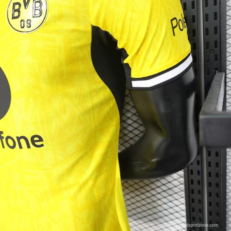25/26 Player Version Borussia Dortmund Yellow with Black Trim Cup Jersey