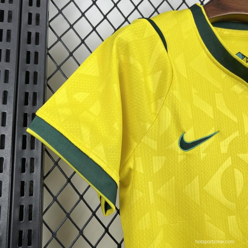 2026 Kids Brazil World Cup Home Kit