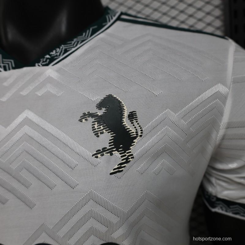 Player Version 26/27 Juventus White with Dark Green Special Edition Jersey