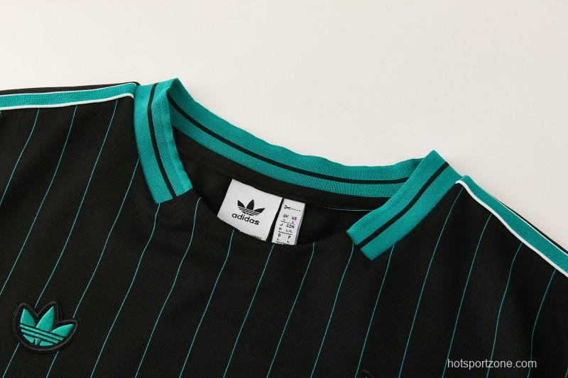 26/27  Liverpool  Black Short Sleeve+Soccer Shorts