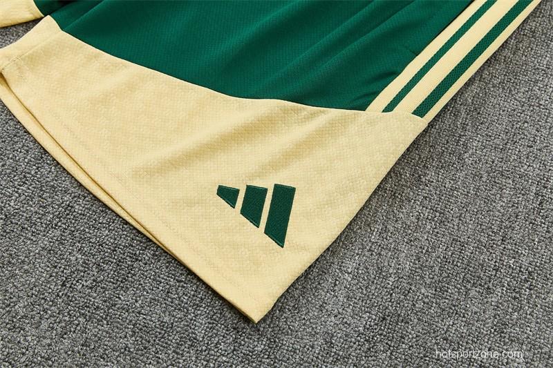 2026 Real Madrid Green Camouflage  Short Sleeve+Soccer Shorts