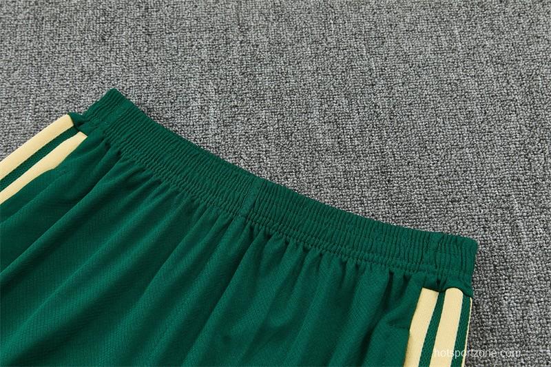 2026 Real Madrid Green Camouflage  Short Sleeve+Soccer Shorts