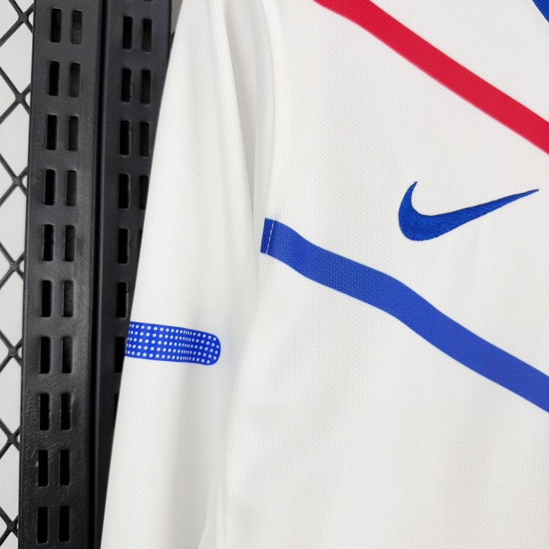 Retro 2012 Netherlands Away Long Sleeve Jersey