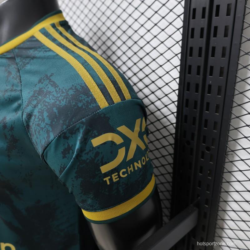 Player Version 26/27 Manchester United Teal & Gold Third Special Edition Jersey