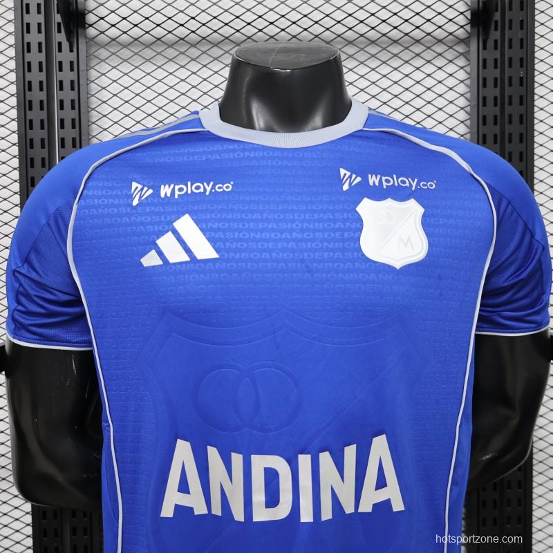 Player Version 26/27  Millonarios FC Royal Blue  Home Jersey
