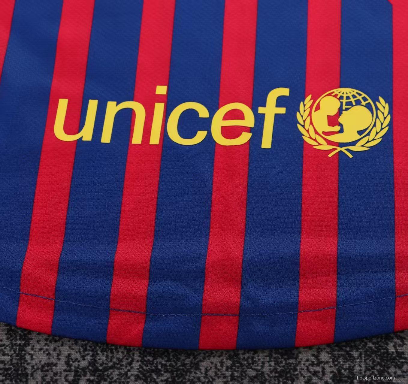 Retro Kids 11/12  FC Barcelona Home Jersey