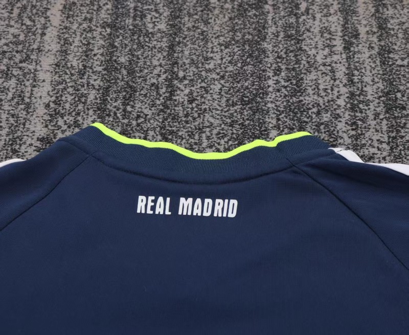Retro Kids 10/11 Real Madrid Away Navy Jersey
