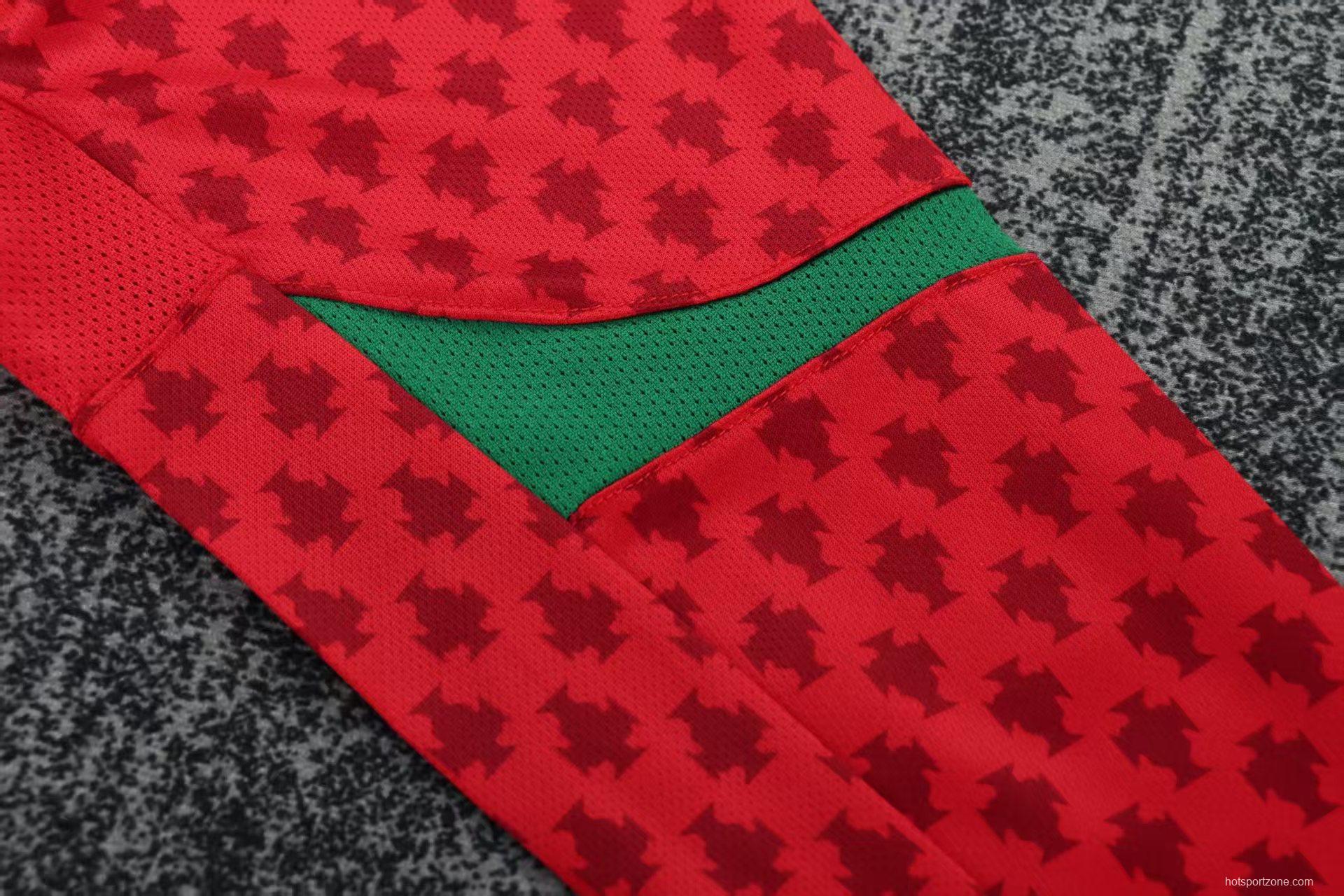 Retro 2004 Kids Portugal Home Long Sleeve Jersey