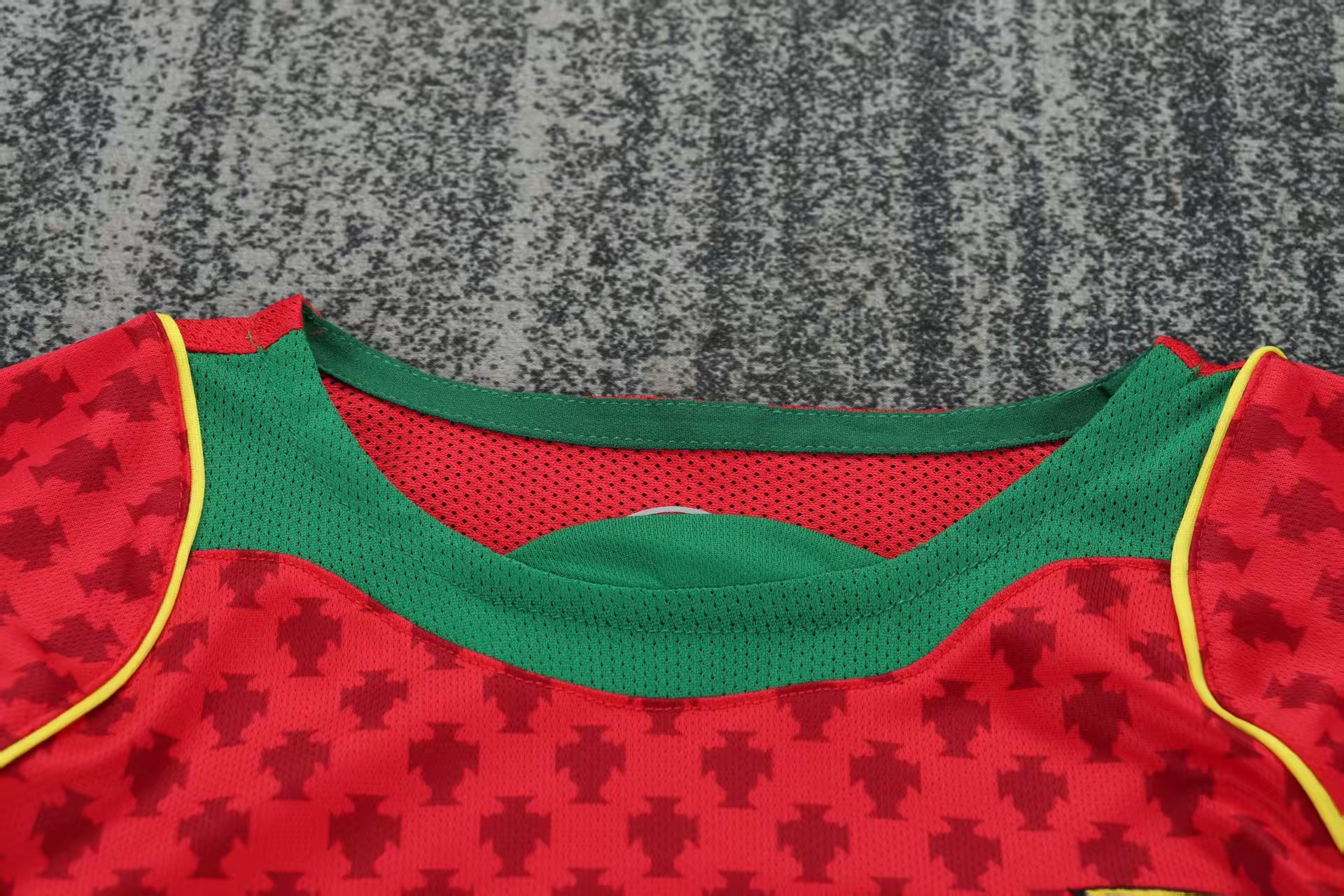 Retro 2004 Kids Portugal Home Long Sleeve Jersey
