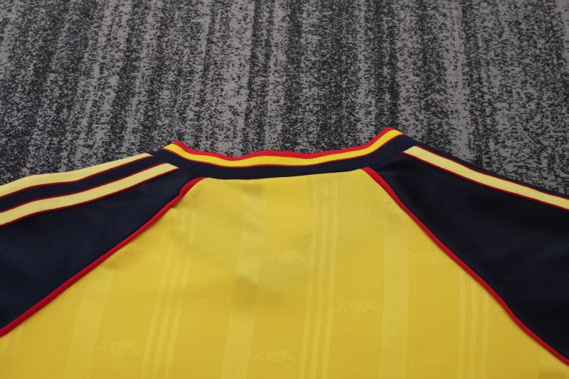 Retro Kids 88/90 Arsenal Yellow Away Jersey