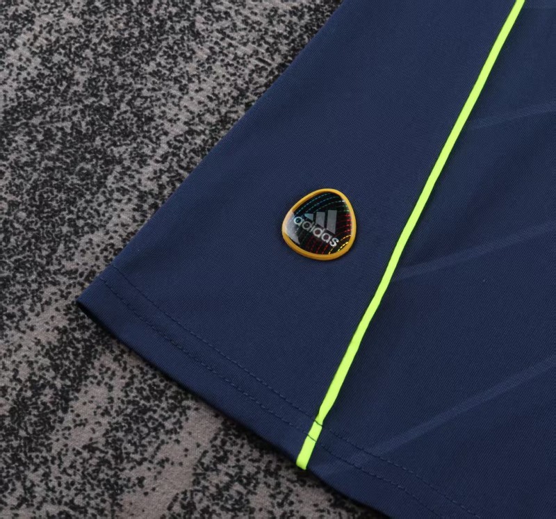 Retro Kids 10/11 Real Madrid Away Navy Jersey