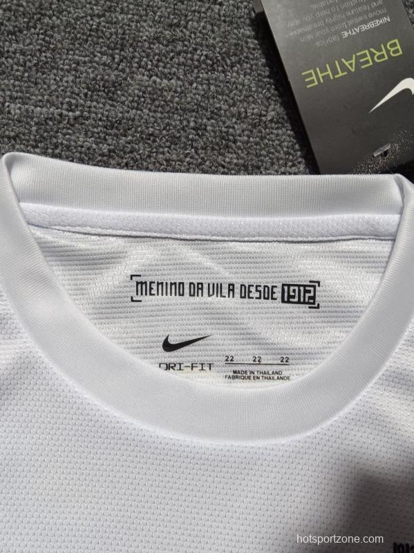 Retro Kids 12/13 Santos Home Long Sleeve Jersey