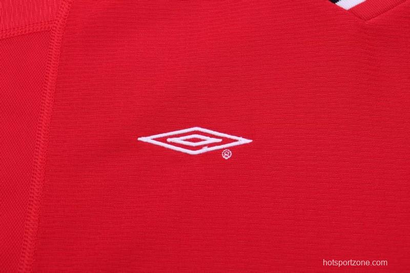 Retro 2000/02 Kids Manchester United Red Home Jersey