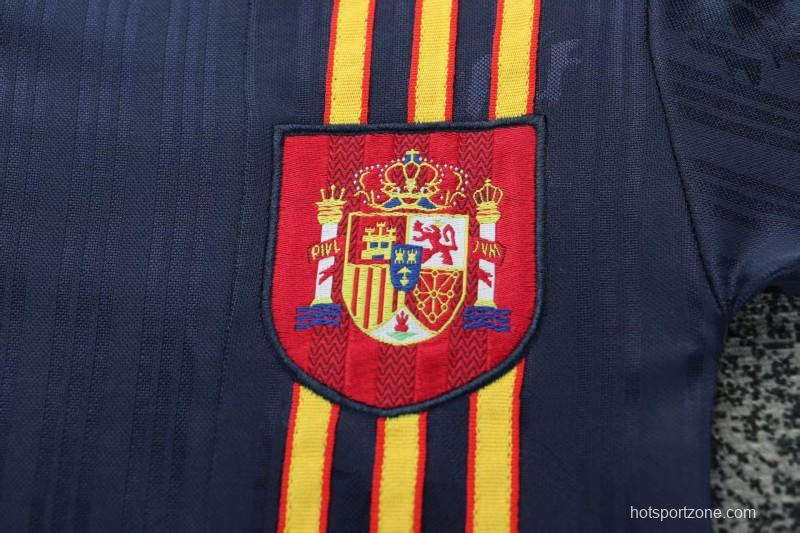 Retro Kids 1996 Spain Away Jersey