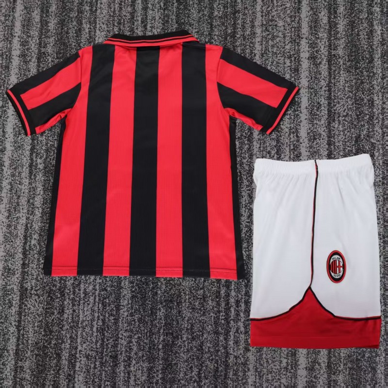 Retro Kids 97/98 AC Milan Home Jersey