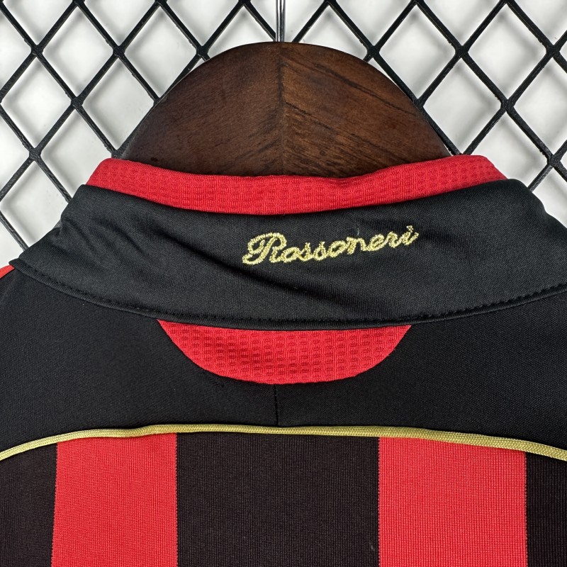 Retro Kids 06/07 AC Milan Home Jersey